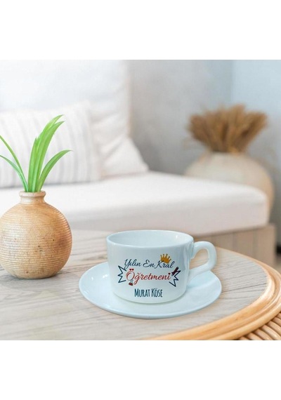 Kişiye Özel Öğretmenler Günü Baskılı Fincan Hk2338