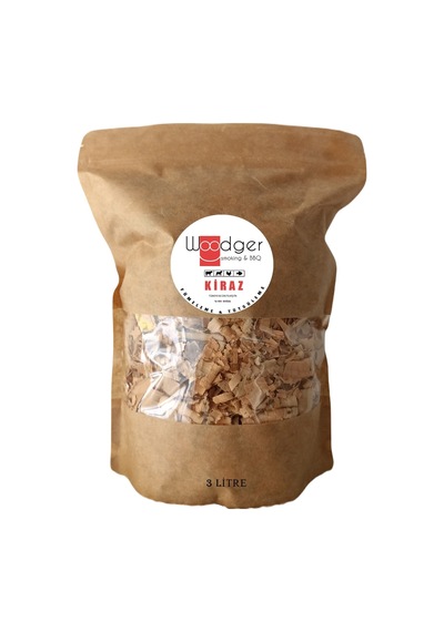 Fümeleme Ve Tütsüleme Talaşı - Mangal Barbekü Talaşı - Kiraz - 3 Lt