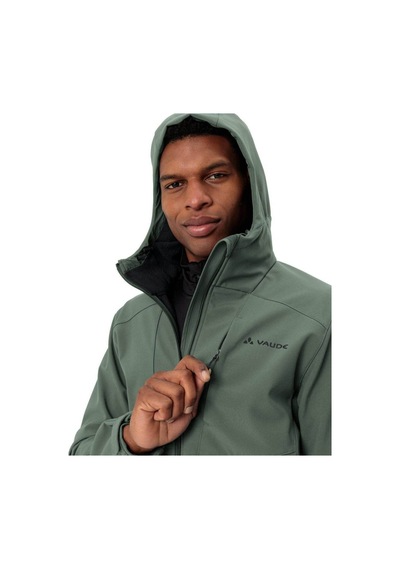 Vaude Cyclone Kapüşonlu Softshell Erkek Ceket 46387 Agave