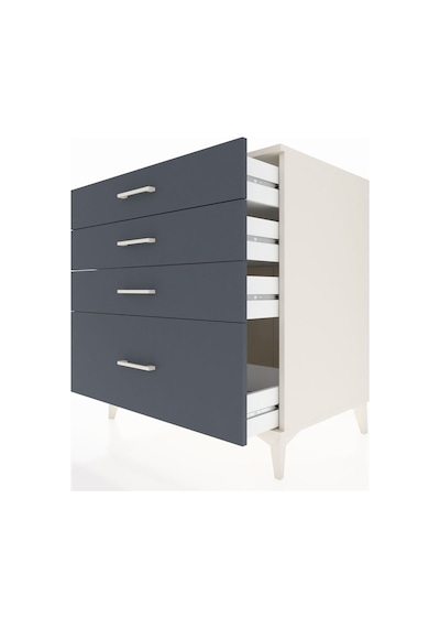 Kronos Şifonyer 4 Çekmeceli 88x59x96 Aytaşı-antrasit Aytası