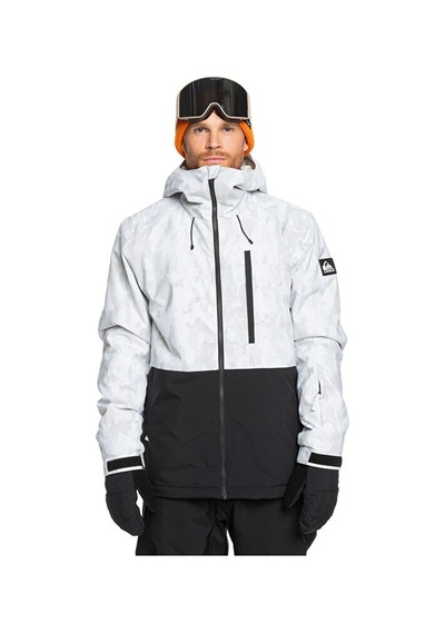 Quiksilver Mission Printed Block Erkek Kayak Montu Eqytj03478-nature-zoom-bırch Beyaz