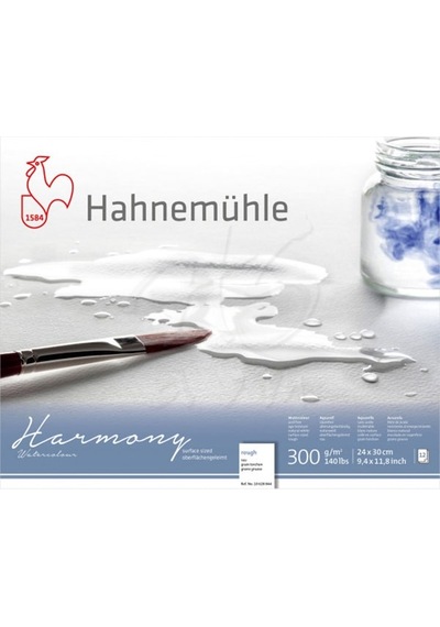 Hahnemühle Harmony Sulu Boya Blok 300G 12 Yp Rough Grain 24X30