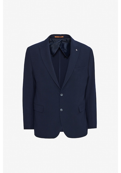 Altınyıldız Classıcs Erkek Lacı Regular Fit Normal Kesim Kırlangıç Yaka Gofre Desenli Kapak Cepli Blazer Ceket