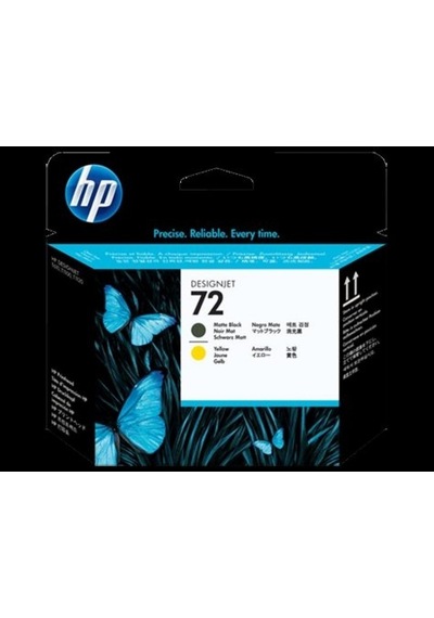 HP C9384A 72 Mat Siyah-Sarı Baskı Kafası