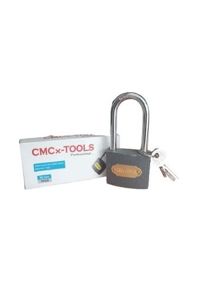 CMC GÜMÜŞ ASMA KİLİT UZUN 50 MM CMC1153