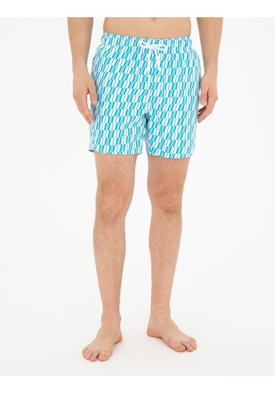 Pierre Cardin Erkek Aqua Deniz Şortu 50288231-vr007 Açık Mavi