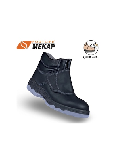 Mekap 026 S2 Kaynakçı İş Botu No : 40 Siyah
