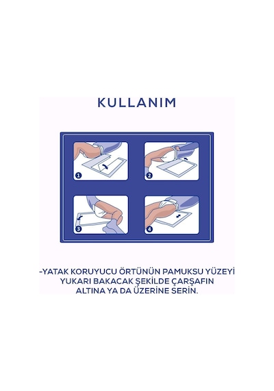 Moly Yatak Koruyucu Örtü 60x90cm 30'lu