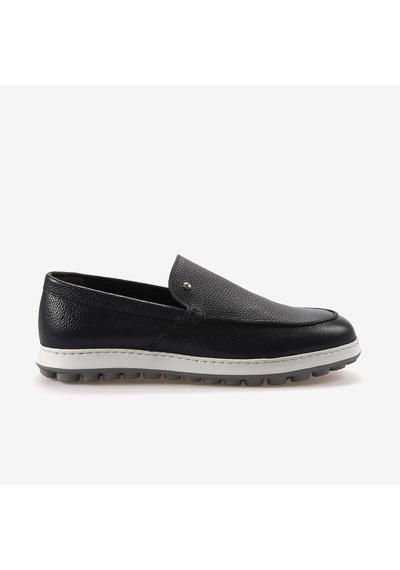 Mocassini Hakiki Deri Erkek Spor & Sneaker Ayakkabı A6303 Lacivert