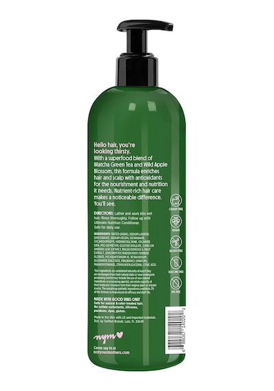 Not Your Mother's Matcha Green Tea & Wild Apple Blossom Besleyici Şampuan 450ml Tüm Saçlar