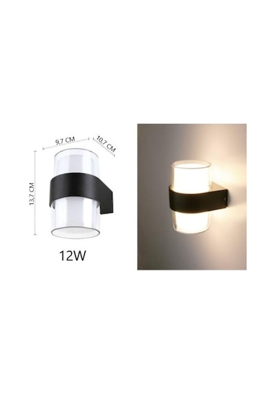 Cata 12 W Ip54 Modern Dış Ve İç Mekan Duvar Aplik Lamba Su Geçirmez Ct-7048 Diğer