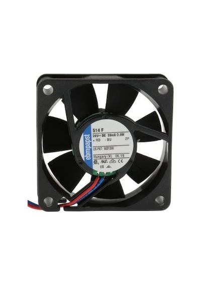 Ebmpapst 514f Dc Soğutma Fanı 24v Dc 50x50x15 Mm - Çift Bilyalı Rulmanlı