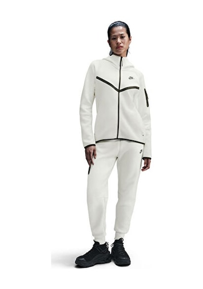 Nike Sportswear Tech Fleece Wındrunner Kadın Günlük Polar Ceket Hv6747-110 Beyaz Beyaz