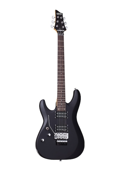 Schecter C-6 Fr Deluxe Solak Elekktro Gitar Satin Black