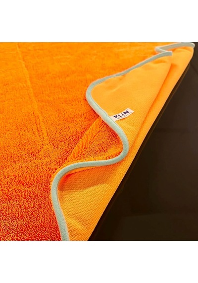 Tulpar Kimya Klın Drying Zero Hd Plus Mikrofiber Kurulama Havlusu 950 Gsm Uzun Tüylü Turuncu - 90x70 Cm