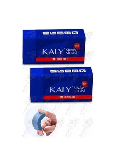 Sınav Silgisi Mavi Silgi Orta Boy 2 Adet Silka Kaly Yumuşak Sınav Silgisi Ufalanmayan Okul Büro