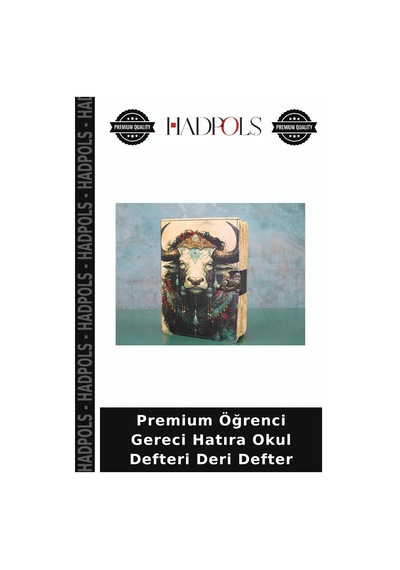 Premium Öğrenci Gereci Hatıra Okul Defteri Deri Defter Diğer