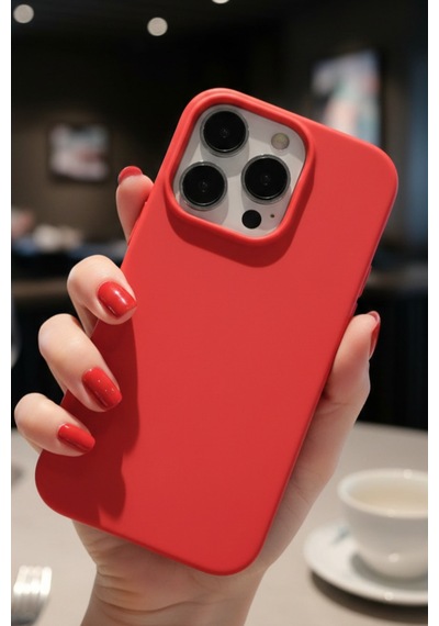 Apple Uyumlu iPhone 14 Pro Max Kılıf Içi Kadife Süet Tasarımlı Kamera Korumalı Silikon A Kalite Lansman Kapak