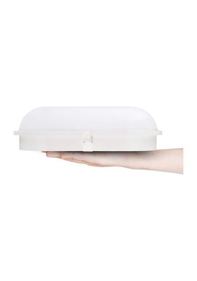 Su Geçirmez 20w Beyaz Kasa Gün Işık 4200k Bahçe Teras Banyo İç Dış Mekan Led Işık 2000lm 2 Ade 2 Adet