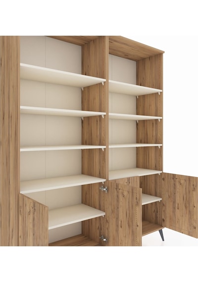 Hyperion Gardrop 10 Raflı 4 Kapaklı 176x44x221 Çam-çam/aytaşı Beyaz Hyperion Gardrop 10 Raflı 4 Kapaklı 176x44x221 Çam-çam/aytaşı Beyaz