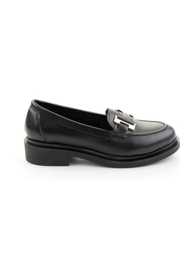 Bambi Siyah Kadın Loafer Ayakkabı K01257050309