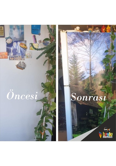 Buzdolabı Ve Bulaşık Makinesi Kapak Sticker Folyosu Manzara