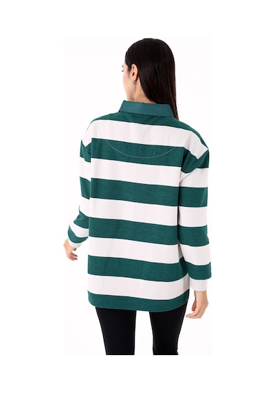 Scorp Luxe Kadın Casual Sweatshirt Yeşil Standart Çok Renkli