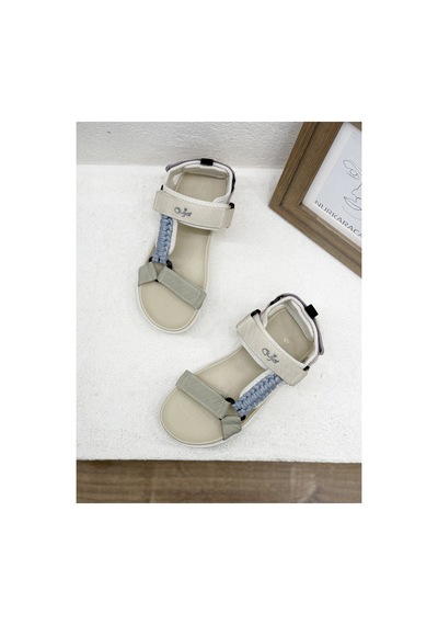 Guja 25y180-1 Cırtlı Ortopedik Sandalet Kadın Bej