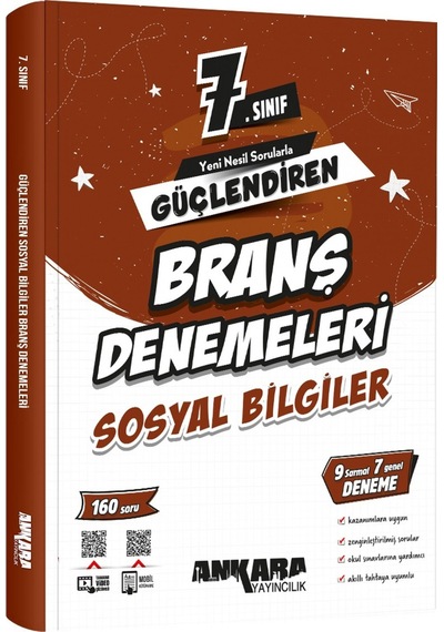 Ankara 2025 7. Sınıf Sosyal Bilgiler Branş Denemesi