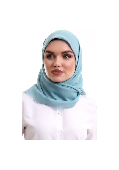 Pamuklu Pano Düz Desensiz Örtü Turkuaz