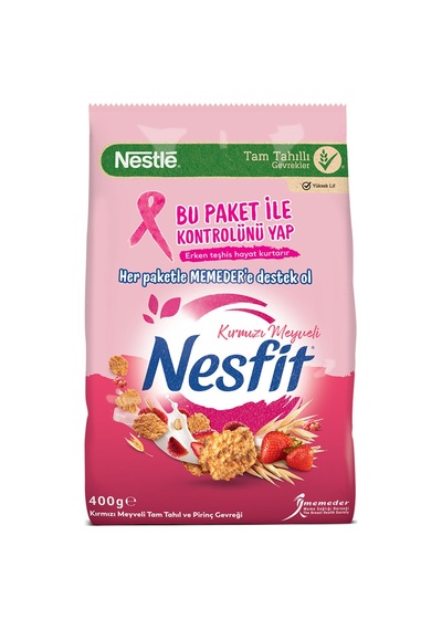 5 Adet Nestle Nesfit Kırmızı Meyveli Tam Tahıl Ve Pirinç Gevreği 400 G