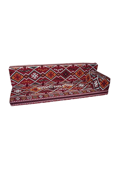 Erbasonline Mtk411-402 Şark Köşesi Bordo Halı Ds. Üçlü Minder Takımı 160Lık