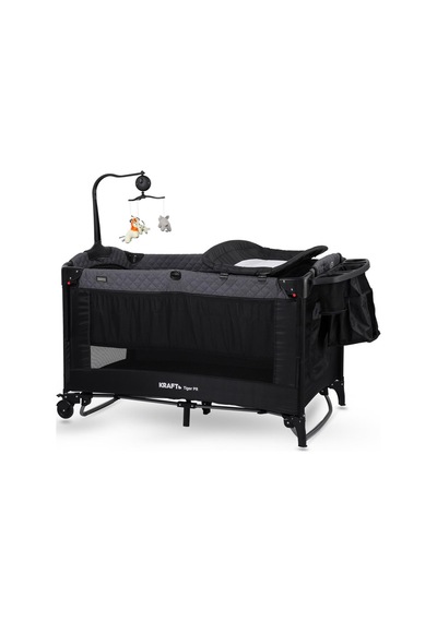 Kraft Tiger Plus Anne Yanı Oyun Parkı 70x120 Cm - Siyah