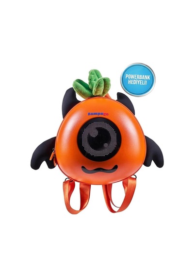 Zampago Carrot Led Işıklı Çocuk Sırt Çantası - Turuncu