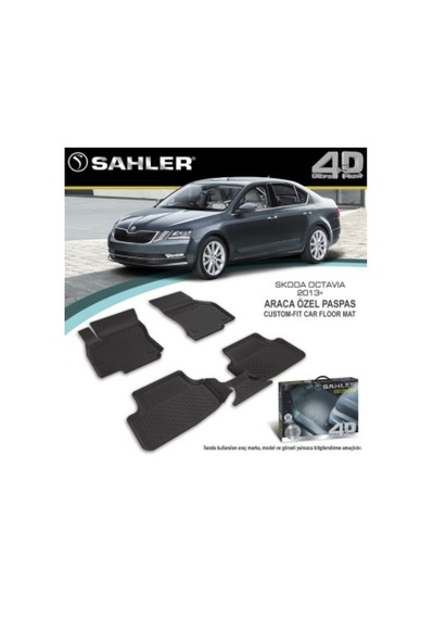 Sahler Skoda Octavia 2016 Havuzlu Paspas 4.5D Tam Uyumlu