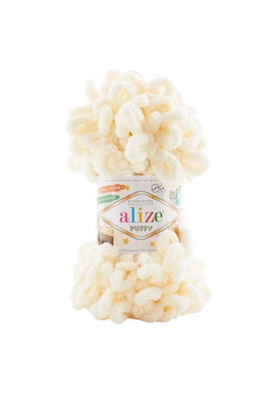 Alize 5 Adet Puffy El Örgü Ipliği 5'li Paket - 100 Gr. 9 Mt. Parmak Örgü Ipi - Şevval Tuhafiye 01