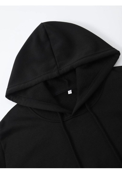 Altamira Unisex Paris Baskılı Kapşonlu Oversize Sweatshirt 001