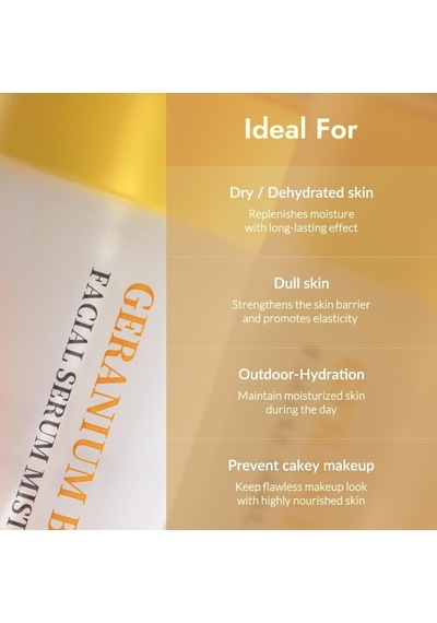 Village 11 Factory Fresh Dewy Geranium Blossom Facial Serum Mist 100ml - Canlandırıcı & Aydınlatıcı Vegan Serum Mist