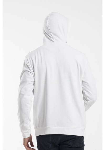 Süperlife Erkek Kapşonlu Regular Fit İnce Sweatshirt Spr 20k55 Ecru
