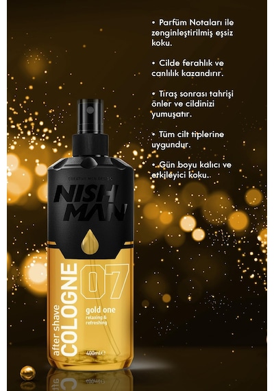 Tıraş Sonrası Kolonya - Gold One No.7 400 Ml