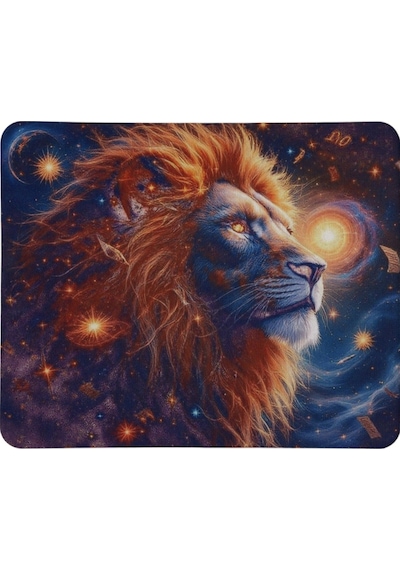 40x28 Cm Gamepad Aslan Burcu Desenli Bilgisayar Notebook Oyuncu Gaming Mouse Pad Burçlar Mauspad