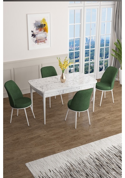 Canisa Concept Han Serisi 70x114 Açılabilir Mdf Mutfak Masa Takımı Beyaz Mermer Desen Masa 4 Haki Yeşil Sandalye Masa Beyaz Mermer Desenli Sandalyeler Haki Yeşili Canisa Concept Han Serisi 70x114 Açılabilir Mdf Mutfak Masa Takımı Beyaz Mermer Desen Masa 4 Haki Yeşil Sandalye Masa Beyaz Mermer Desenli Sandalyeler Haki Yeşili