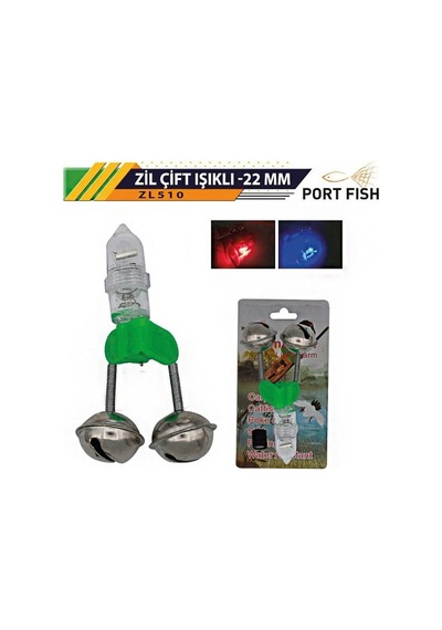 Portfish Zil Pilli Çift Işıklı 22 Mm B4