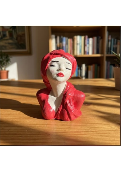 Zarif Kadın Heykel O70 7x10 Cm