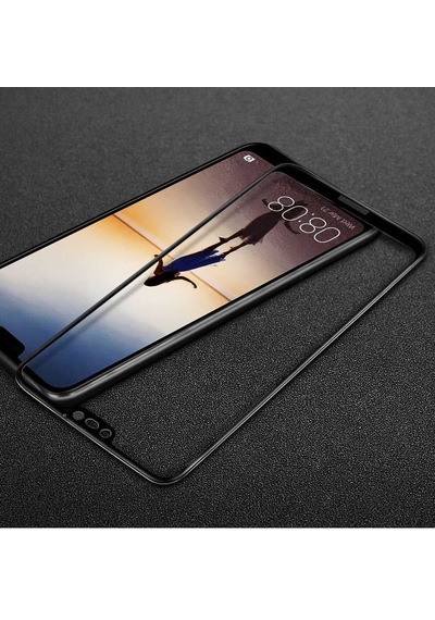 Huawei P20 Ekranı Tam Kaplayan Düz Cam Koruyucu 001