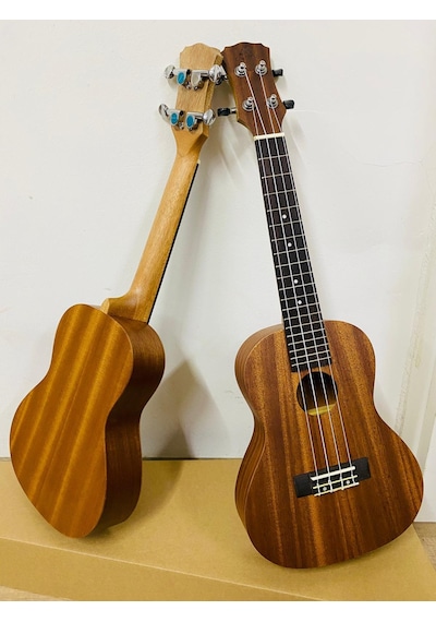 Concert Boy Üst Maun Masif Ağaç Ukulele-Pena