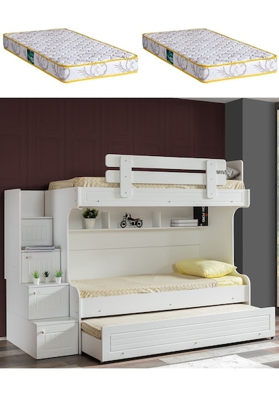 Ranza, Su Yavrulu Ranza - Beyaz 2 Adet Comfort Yatak 90 X 190 CM