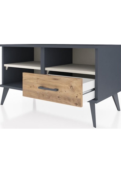 Hyperion Şifonyer 2 Raflı Tek Çekmeceli 88x44x48 Antrasit-aytaşı/çam Aytaşı/çam Hyperion Şifonyer 2 Raflı Tek Çekmeceli 88x44x48 Antrasit-aytaşı/çam Aytaşı/çam