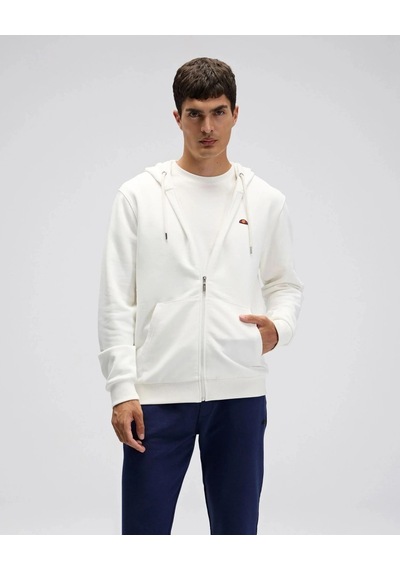 Ellesse Em581 Erkek Beyaz Önden Fermuarlı Sweat Beyaz
