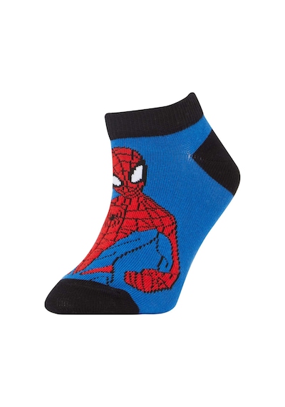 DeFacto Erkek Çocuk Marvel Spiderman Pamuklu 3'lü Patik Çorap X9652A6NSKR1